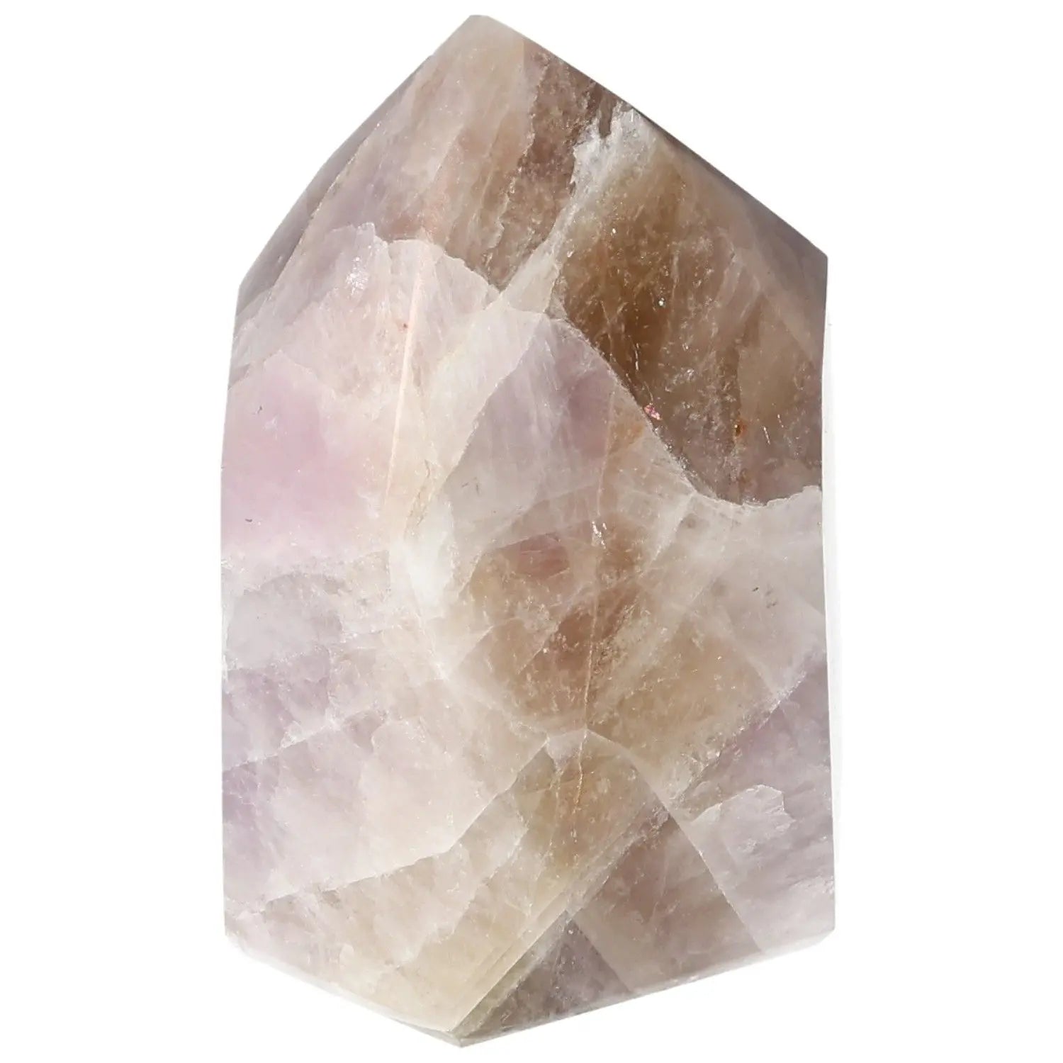 Seven Point Polished Amethyst crystal by Sylvia Crystals, offering elegance and spiritual depth with luxurious craftsmanship.