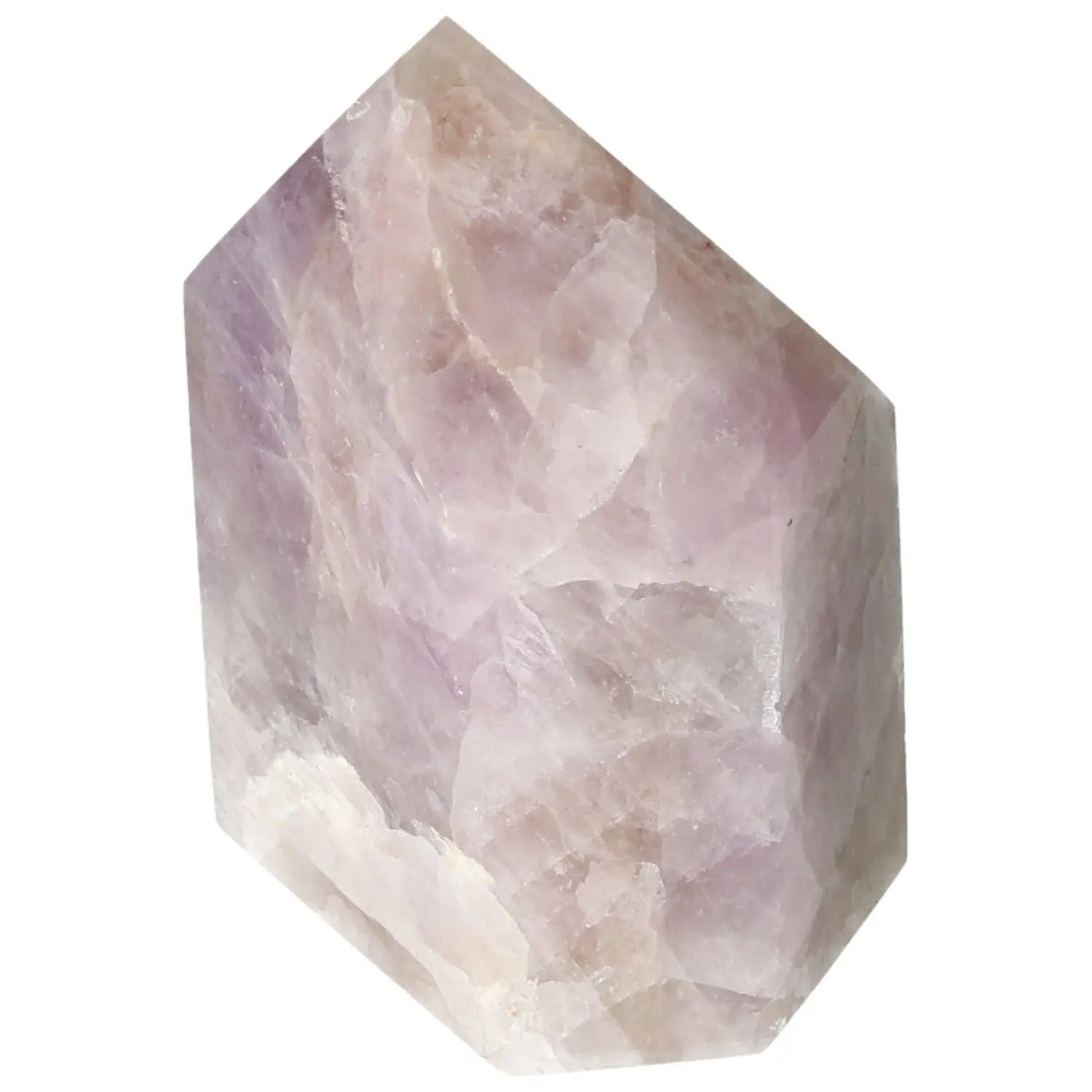 Seven Point Polished Amethyst crystal from Sylvia Crystals, showcasing elegance and spiritual depth with a luxurious finish.