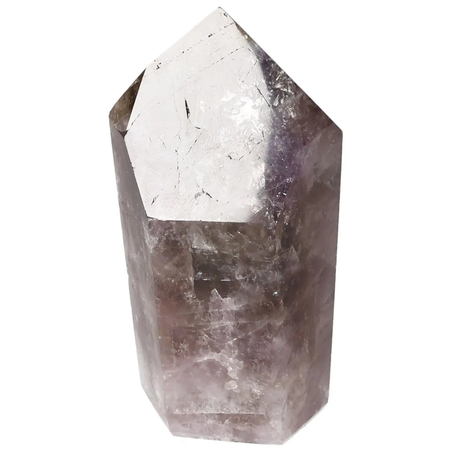 Seven Point Polished Amethyst crystal from Sylvia Crystals, known for enhancing concentration and boosting energy.