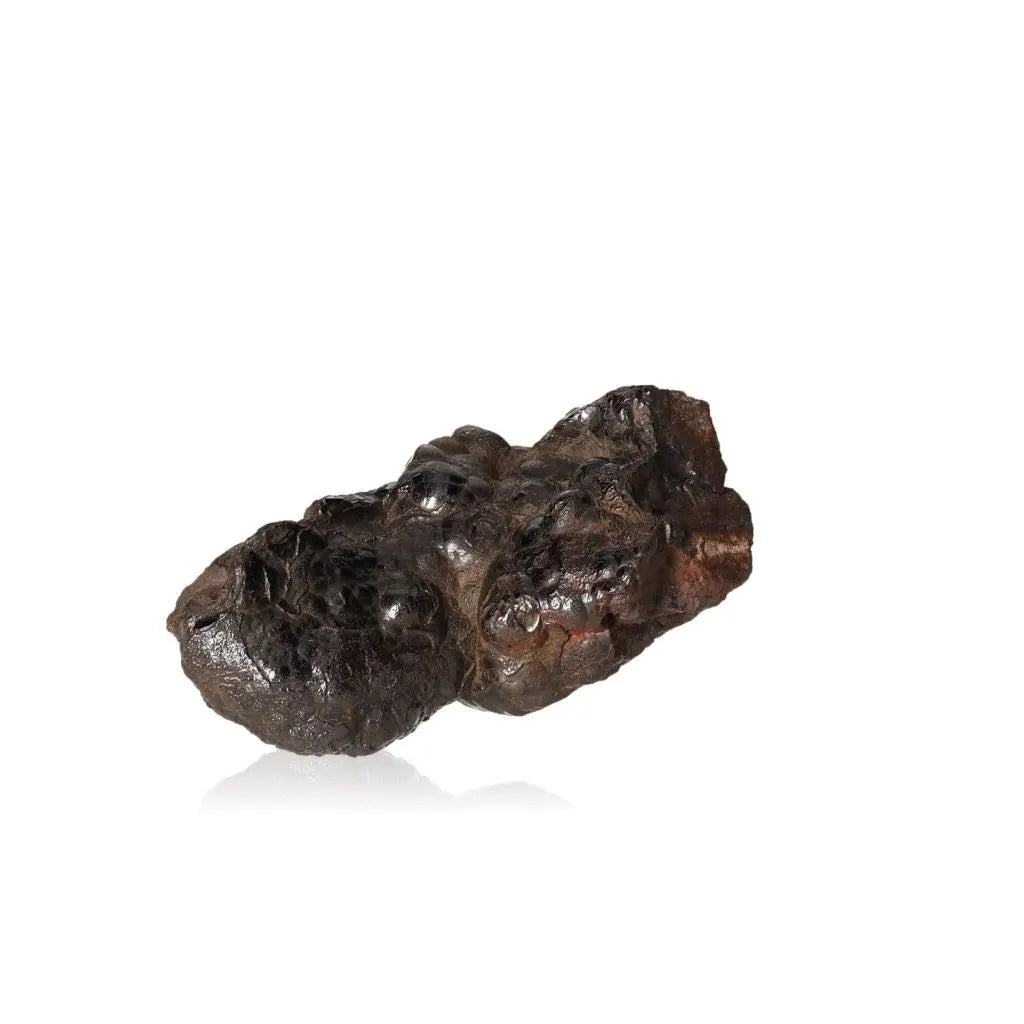 Polished Botryoidal Hematite stone showcasing its unique texture and shine, enhancing strength and courage properties.