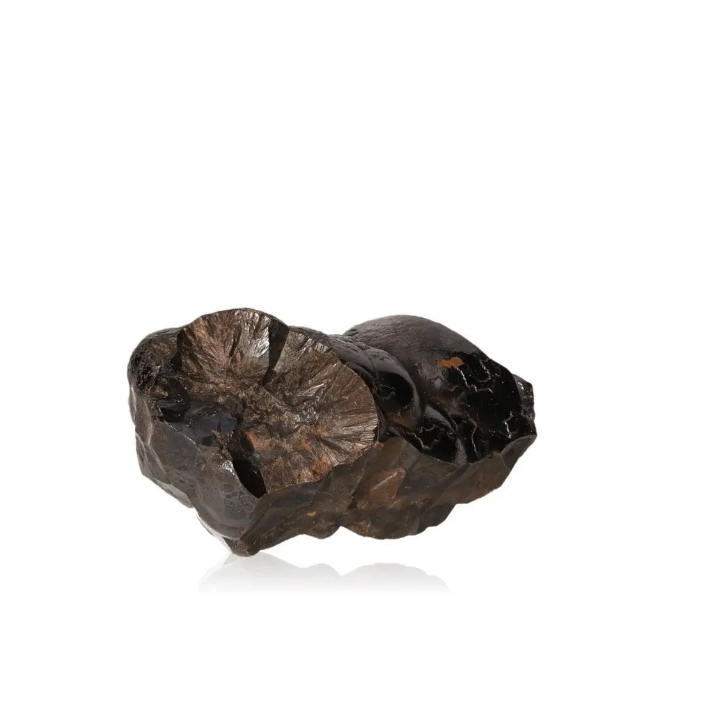 Polished Botryoidal Hematite crystal displaying metallic luster and dense, iron-rich formations for protection and emotional balance.