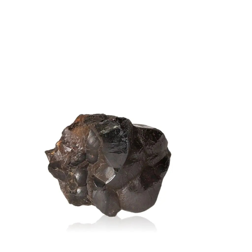 Polished Botryoidal Hematite crystal cluster for grounding and emotional balance, featuring metallic sheen and iron-rich formations.