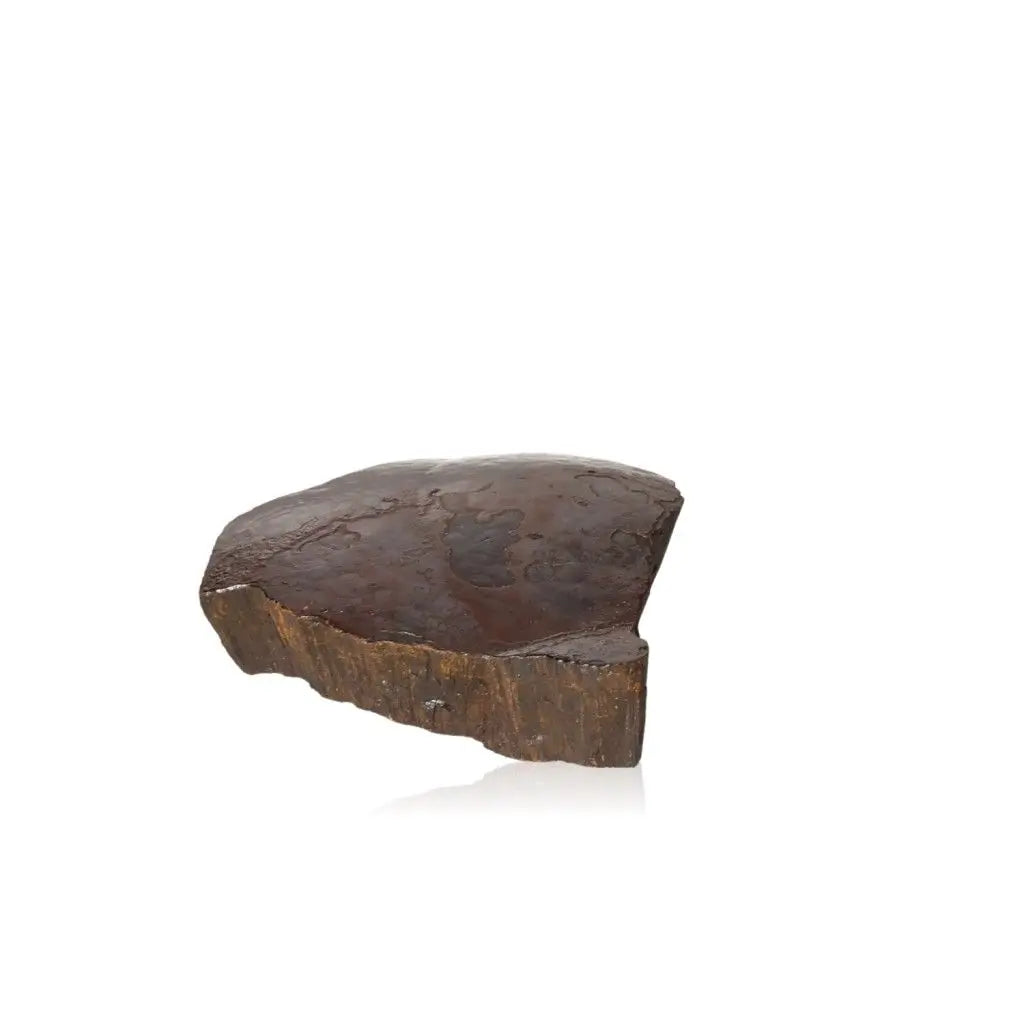 Polished Botryoidal Hematite crystal cluster, a metallic gem for energy empowerment and emotional balance.