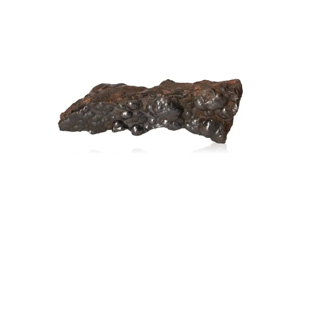 Polished botryoidal hematite crystal with unique formations, ideal for decor and spiritual empowerment.