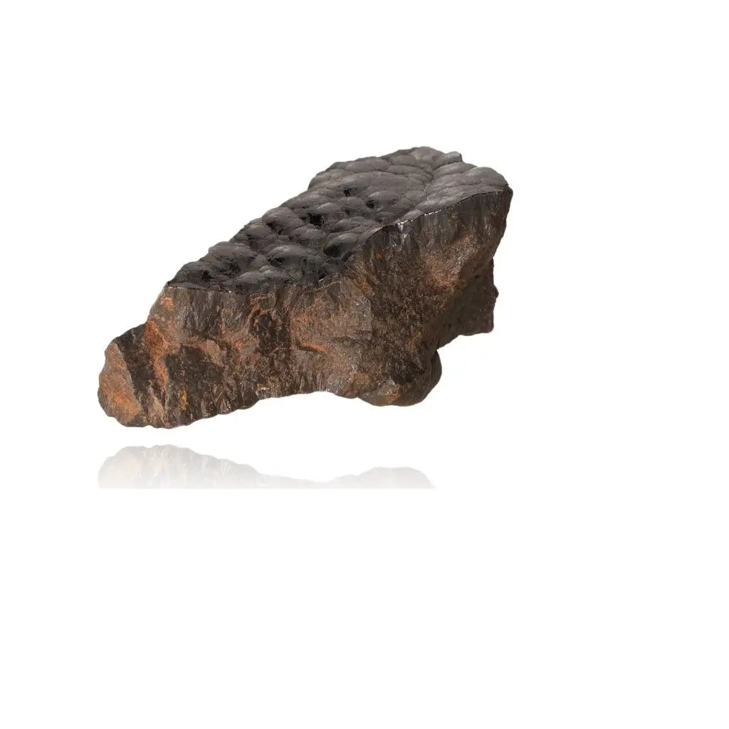 Polished Botryoidal Hematite crystal cluster, offering grounding and healing energy with a metallic finish.