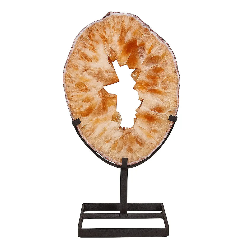 Polished Citrine Rings Sylvia Crystals Sp. z o.o.