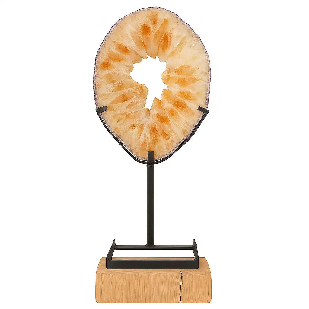 Polished Citrine Rings Sylvia Crystals Sp. z o.o.