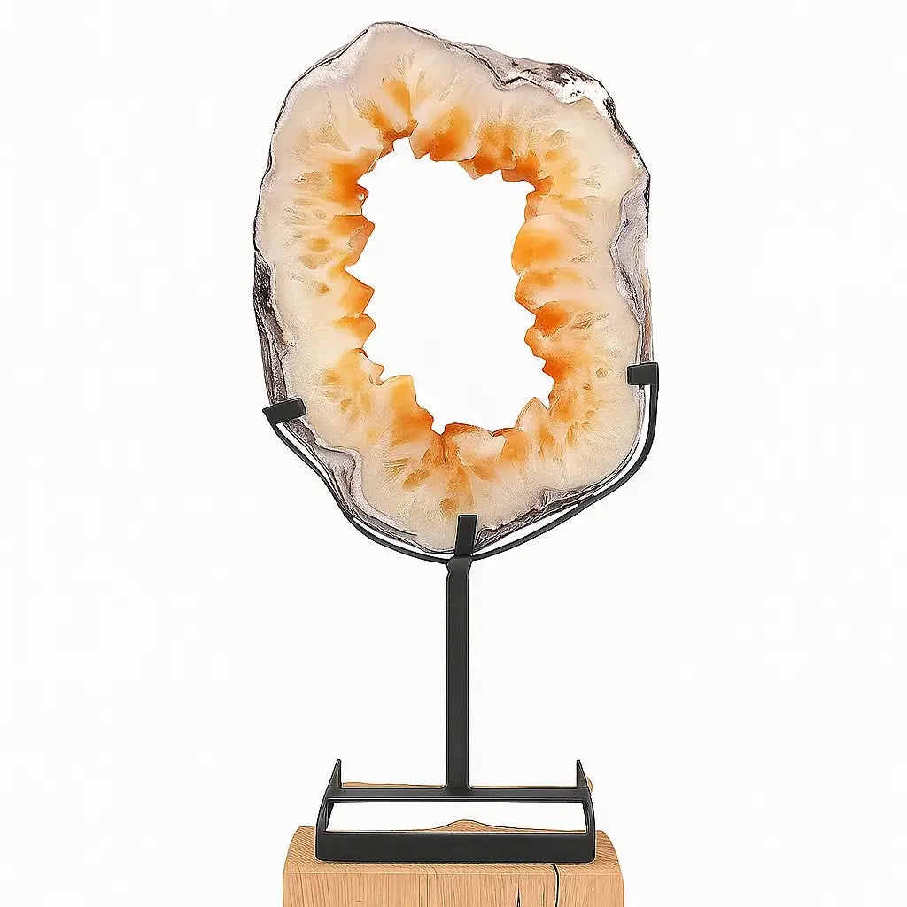 Polished Citrine Rings Sylvia Crystals Sp. z o.o.