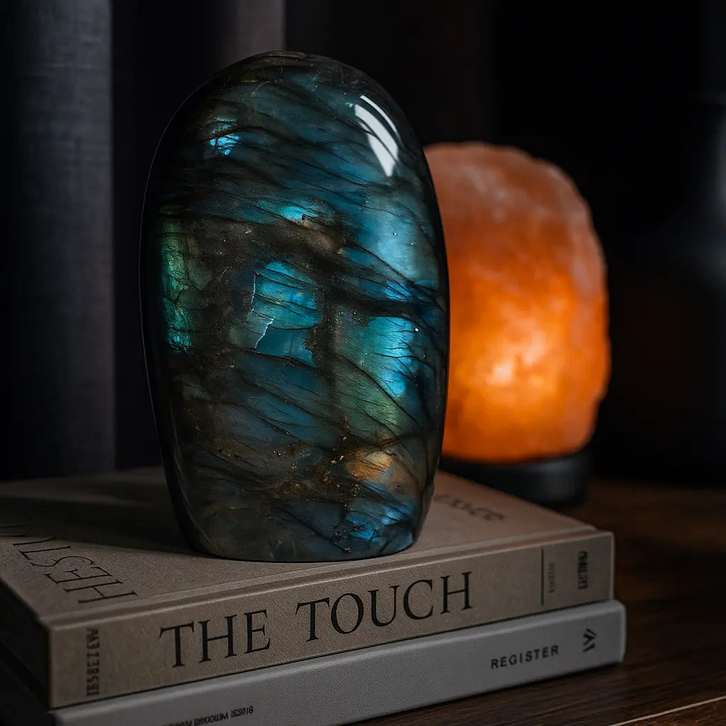 Polished Cut Base Labradorite Sylvia Crystals Sp. z o.o.