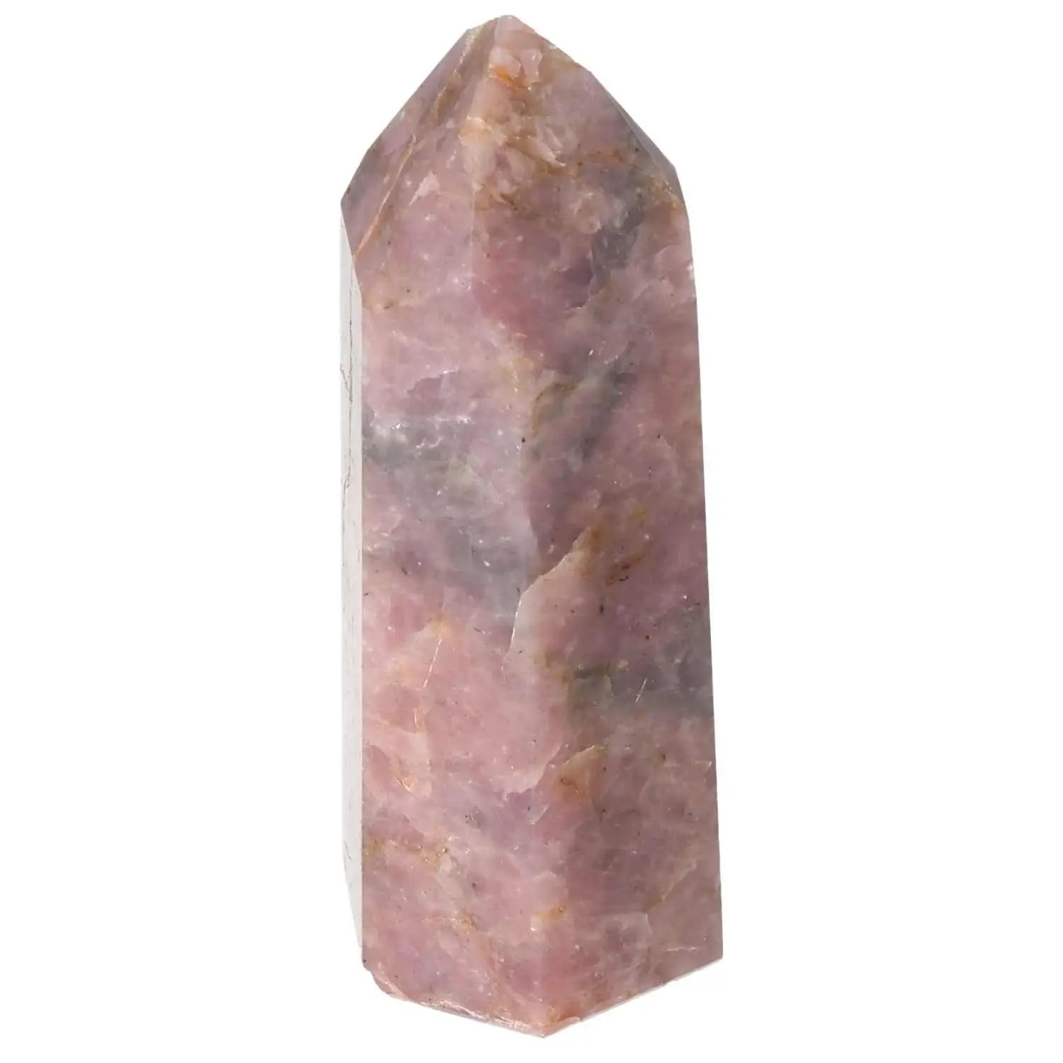 Polished Hematoide Obelisk from Sylvia Crystals, showcasing luxury and harmony with sustainable elegance and vibrant aesthetics.