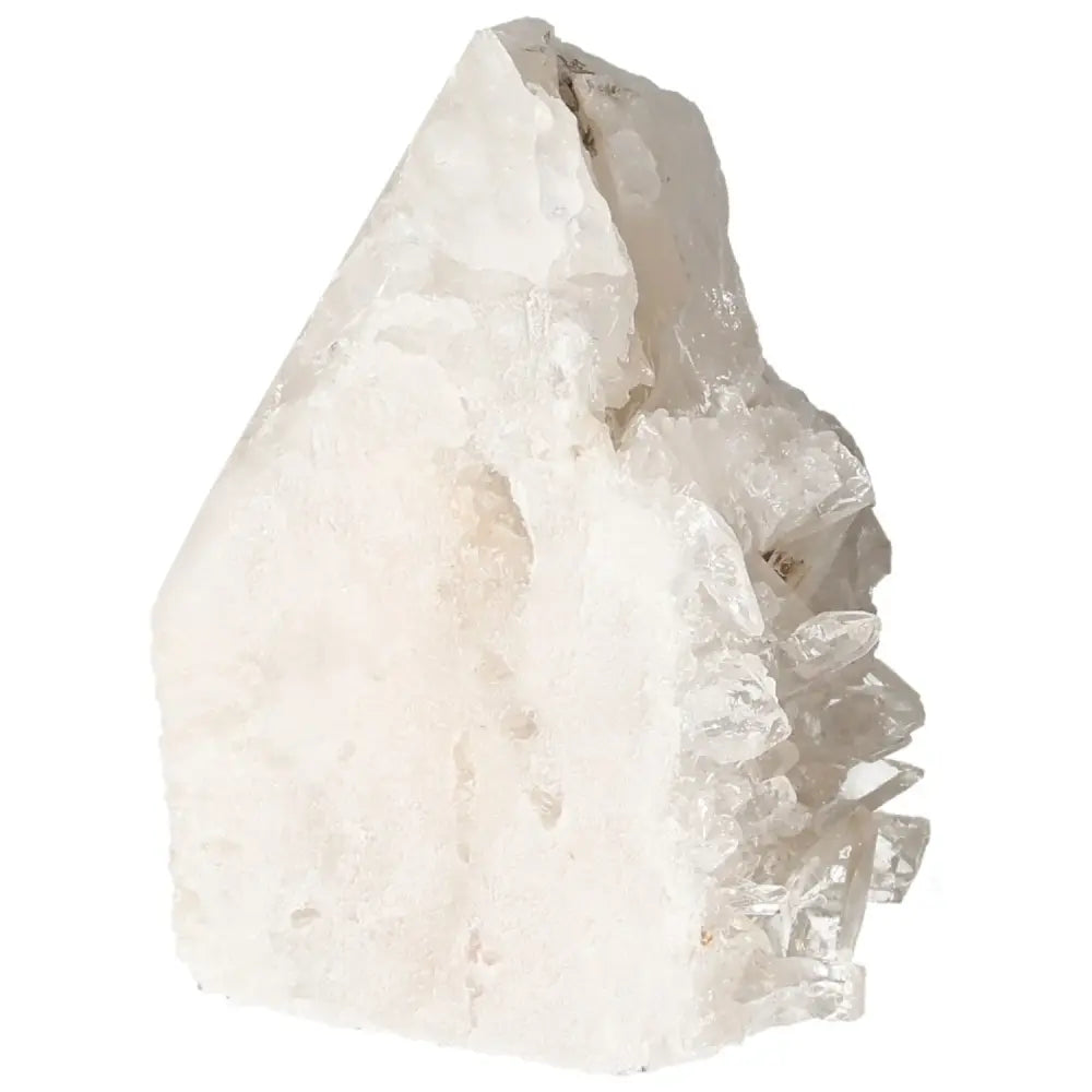 Polished Milky Quartz Point from Sylvia Crystals, perfect for purifying and harmonizing interior spaces with elegance and serenity.