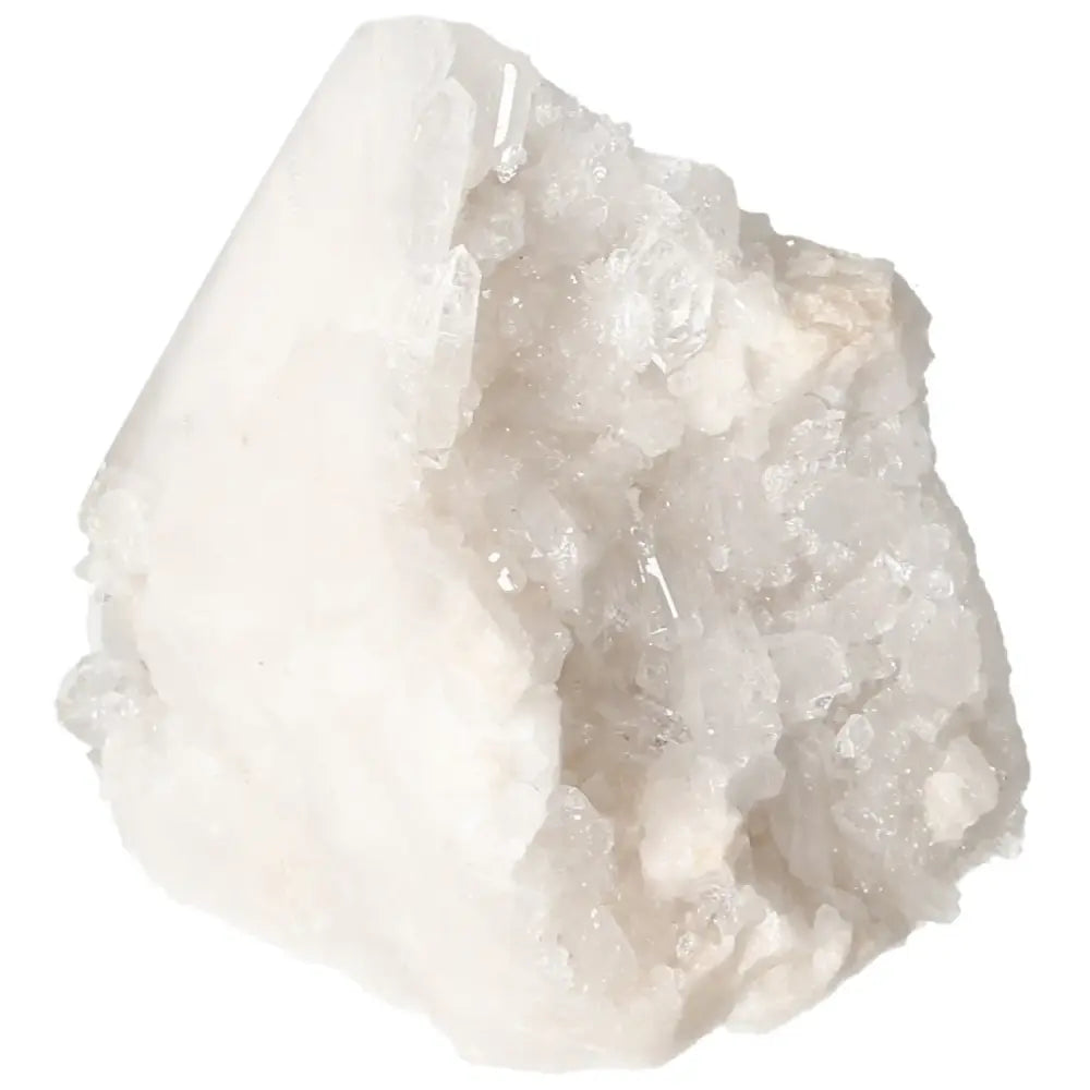Polished Milky Quartz Point crystal showcasing natural beauty and energy, ideal for spiritual practices and purification.