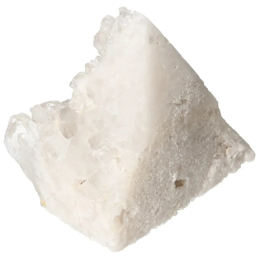 Polished Milky Quartz Point from Sylvia Crystals, ideal for cleansing and harmonizing energy in your space.