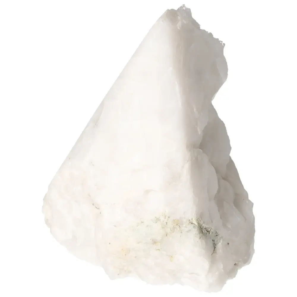 Polished Milky Quartz Point from Sylvia Crystals, showcasing pure elegance and spiritual enhancement.