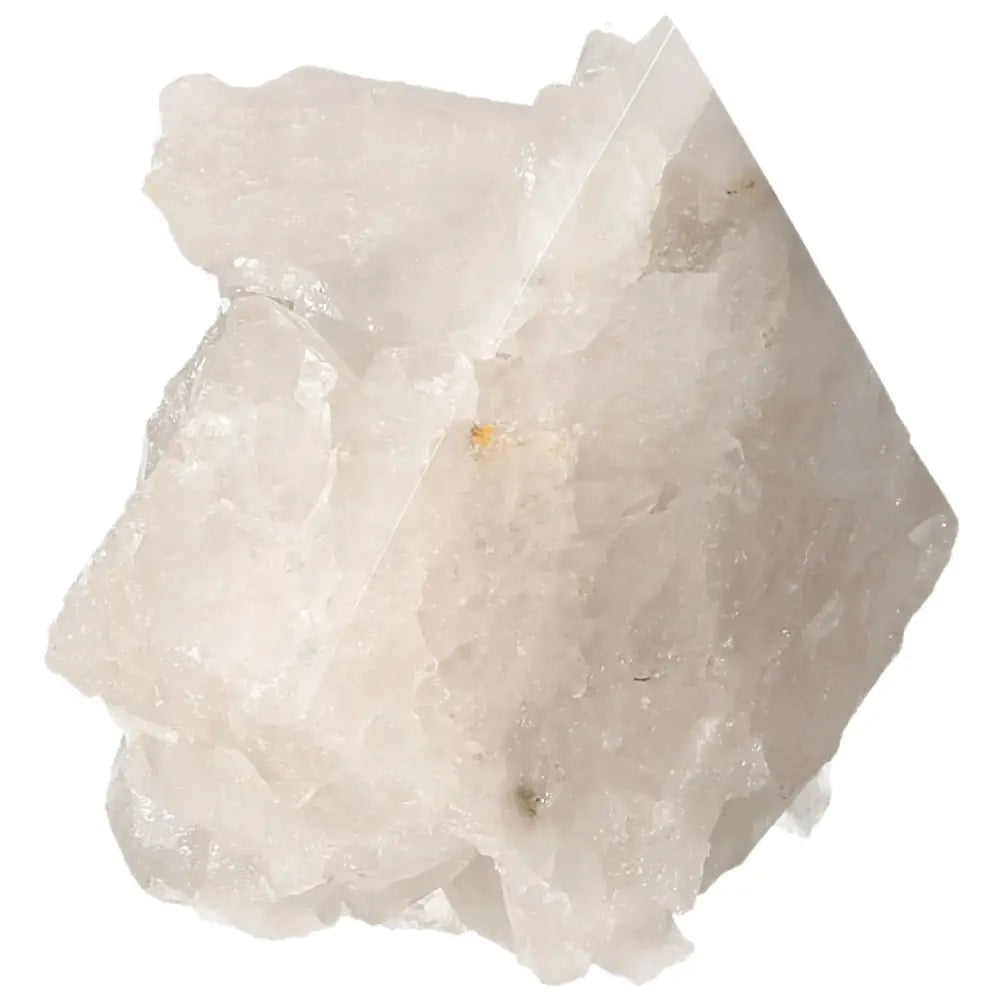 Polished Milky Quartz Point from Sylvia Crystals, known for cleansing and purifying, showcasing elegance and luxury.