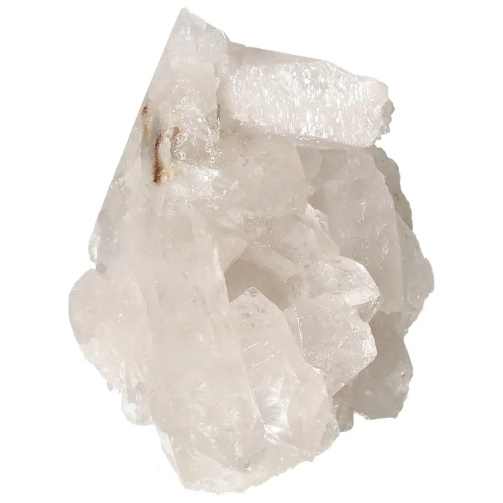 Polished Milky Quartz Point crystal, cleansing and purifying, showcasing elegance and luxury by Sylvia Crystals.