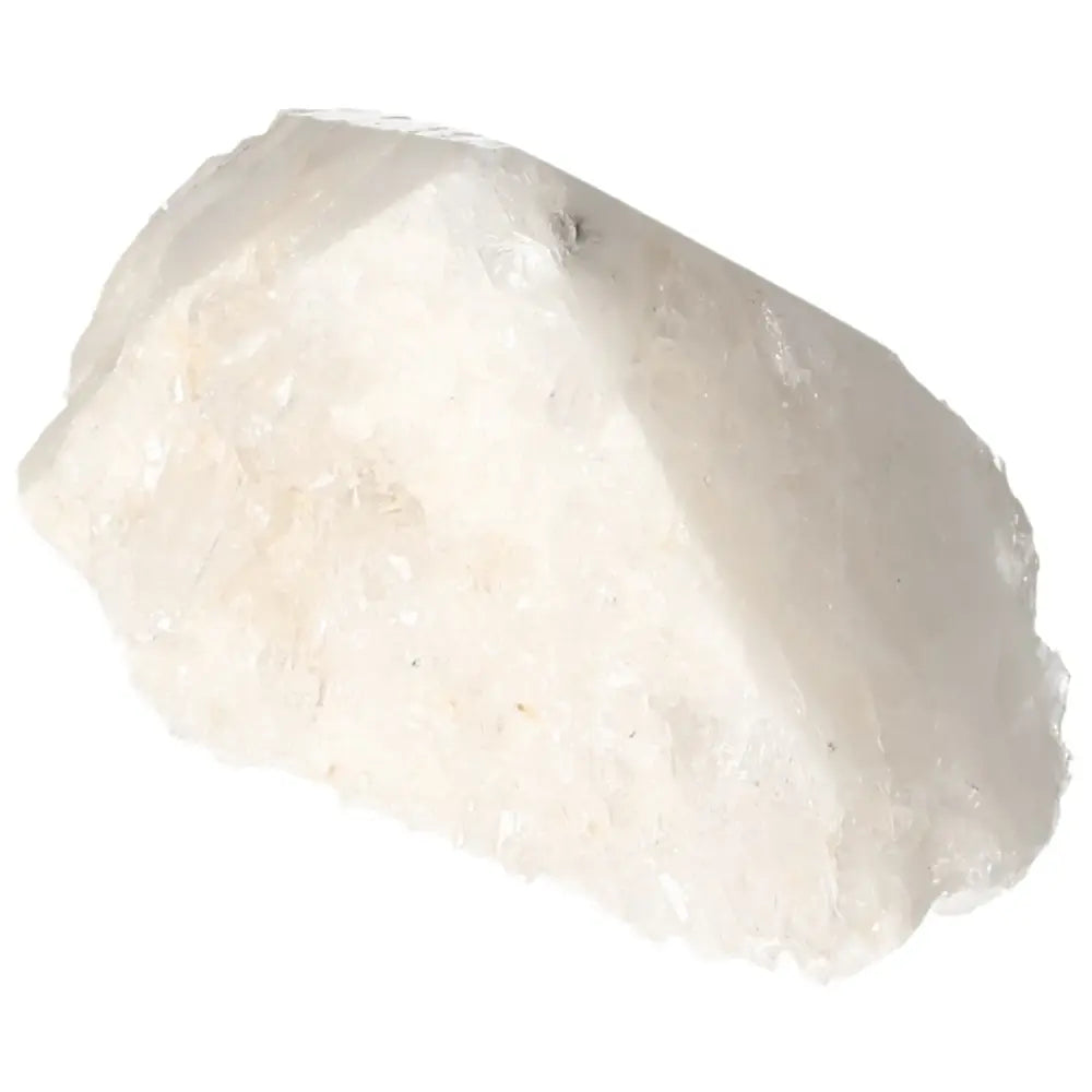 Polished Milky Quartz Point from Sylvia Crystals showcasing natural elegance and spiritual harmony, ideal for enhancing well-being.