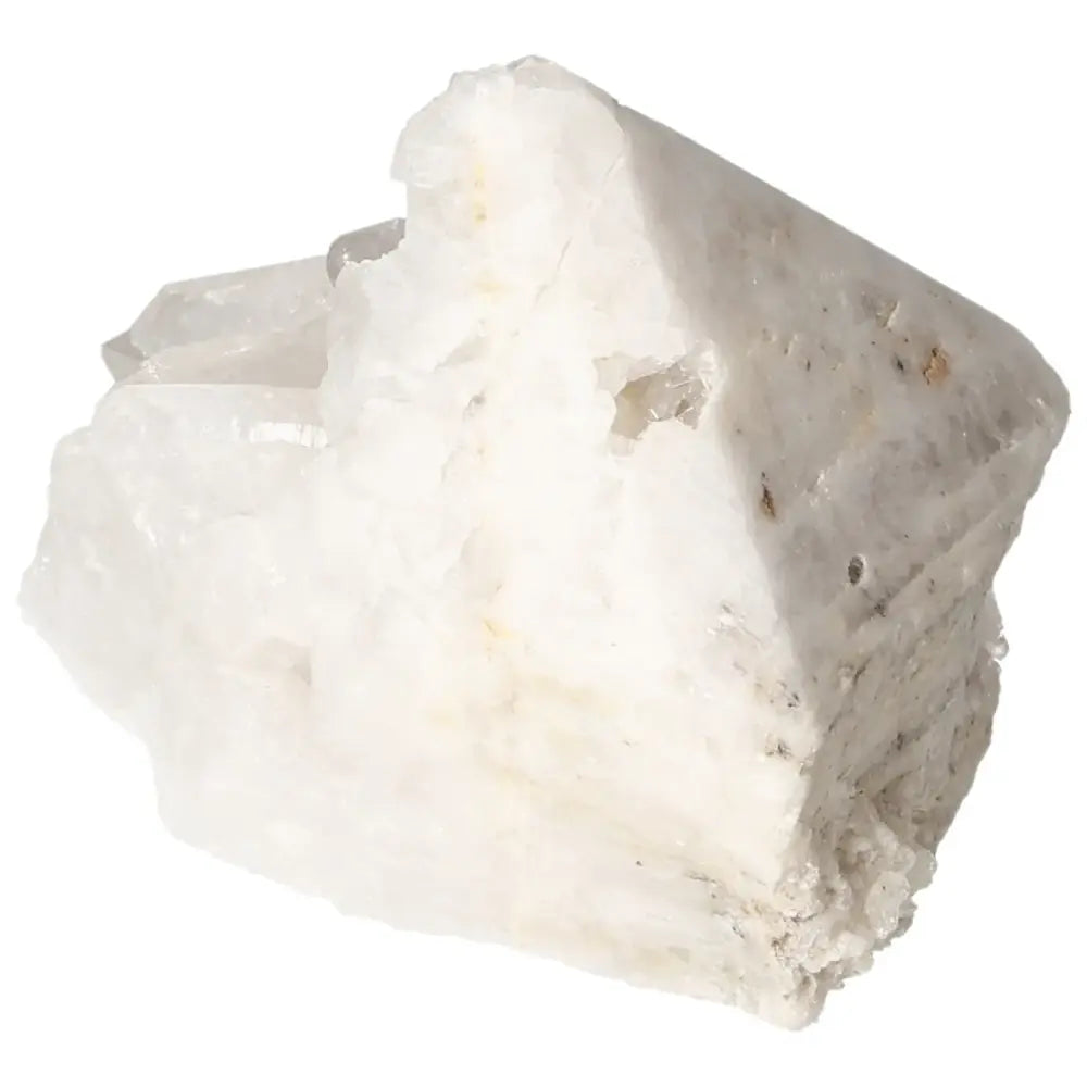 Polished Milky Quartz Point by Sylvia Crystals, premium quality for clarity and balance in spiritual settings.