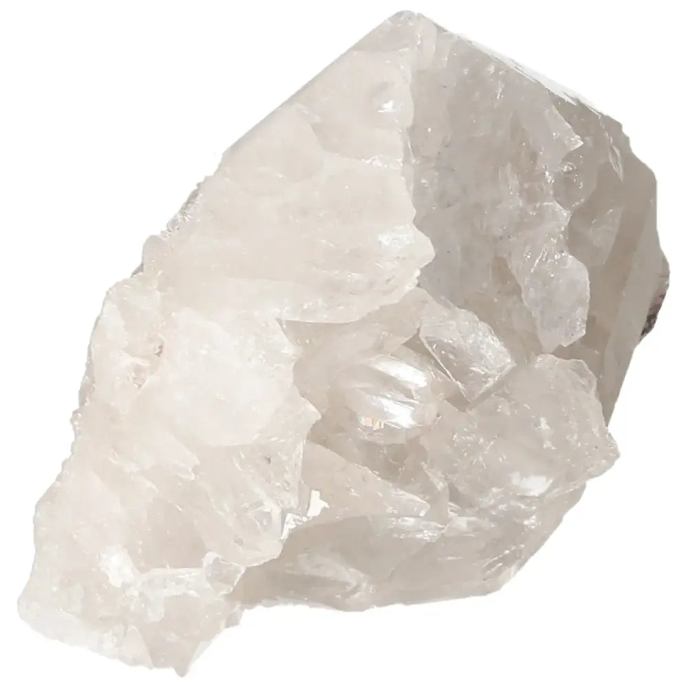 Polished Milky Quartz Point crystal by Sylvia Crystals, handpicked for quality, enhancing beauty and vibrational energy.