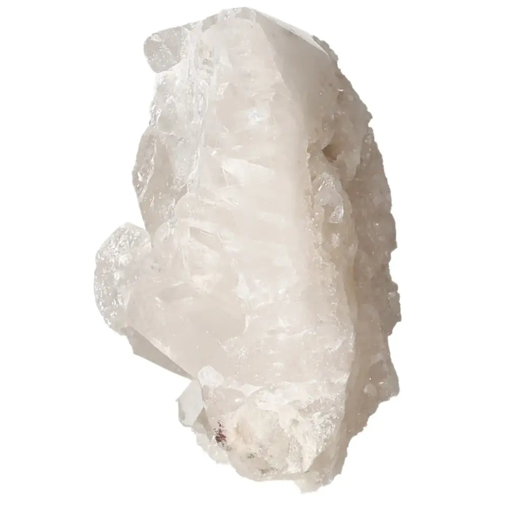 Polished Milky Quartz Point crystal displaying its natural beauty and vibrational energy, ideal for personal growth and balance.