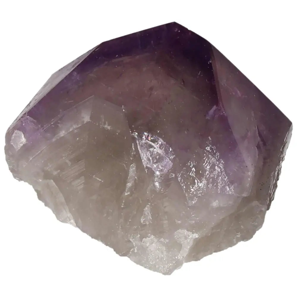 Polished Point Amethyst crystal offering tranquility and focus from Sylvia Crystals, ideal for reducing stress and enhancing energy.