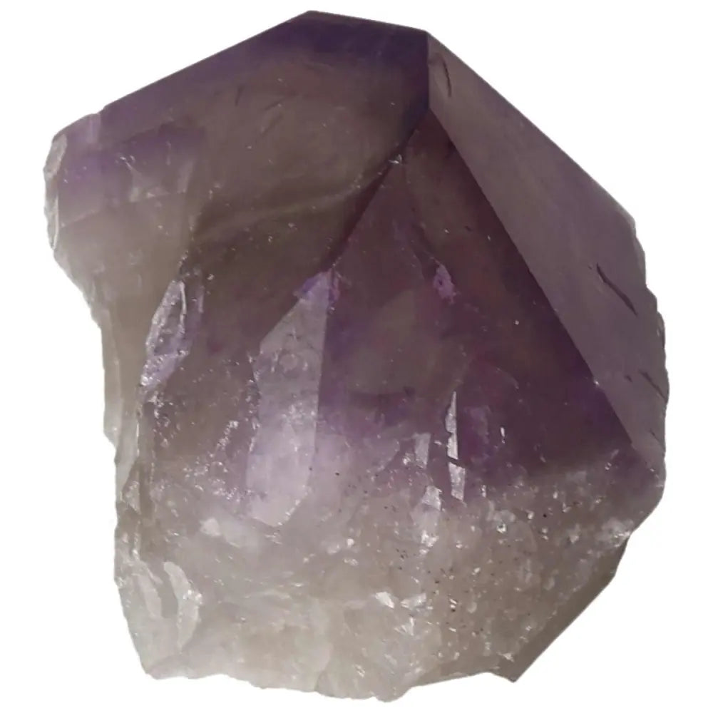 Polished Point Amethyst crystal for stress relief and focus from Sylvia Crystals.