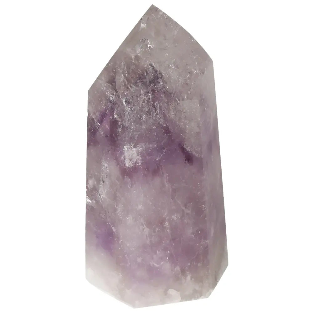 Polished Point Amethyst gemstone exemplifying luxury and spirituality from Sylvia Crystals