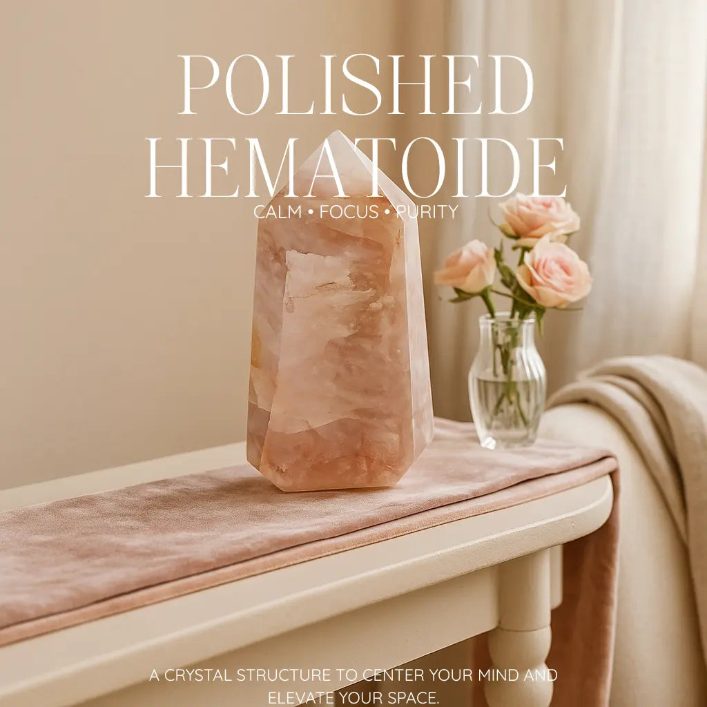 Polished Point Hematoide Sylvia Crystals Sp. z o.o.