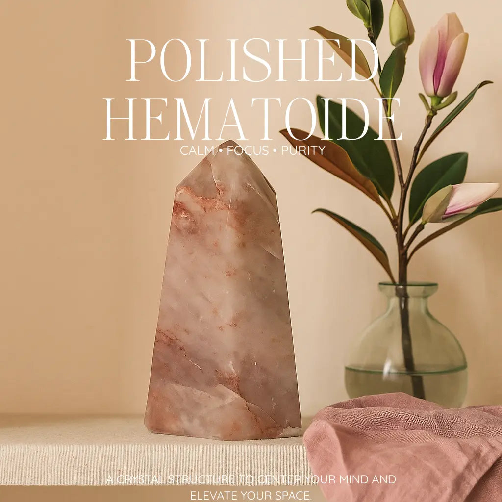 Polished Point Hematoide Sylvia Crystals Sp. z o.o.