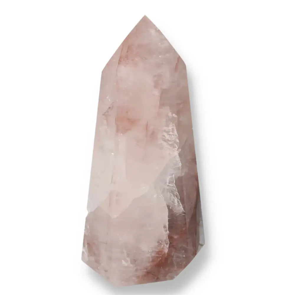 Polished Point Hematoide crystal by Sylvia Crystals, showcasing premium quality and spiritual depth for collectors and enthusiasts.