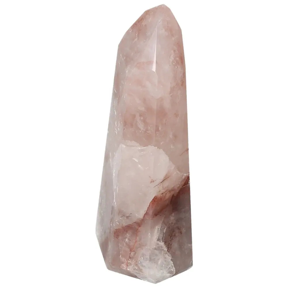 Polished Point Hematoide crystal by Sylvia Crystals showcasing premium craftsmanship and natural beauty.