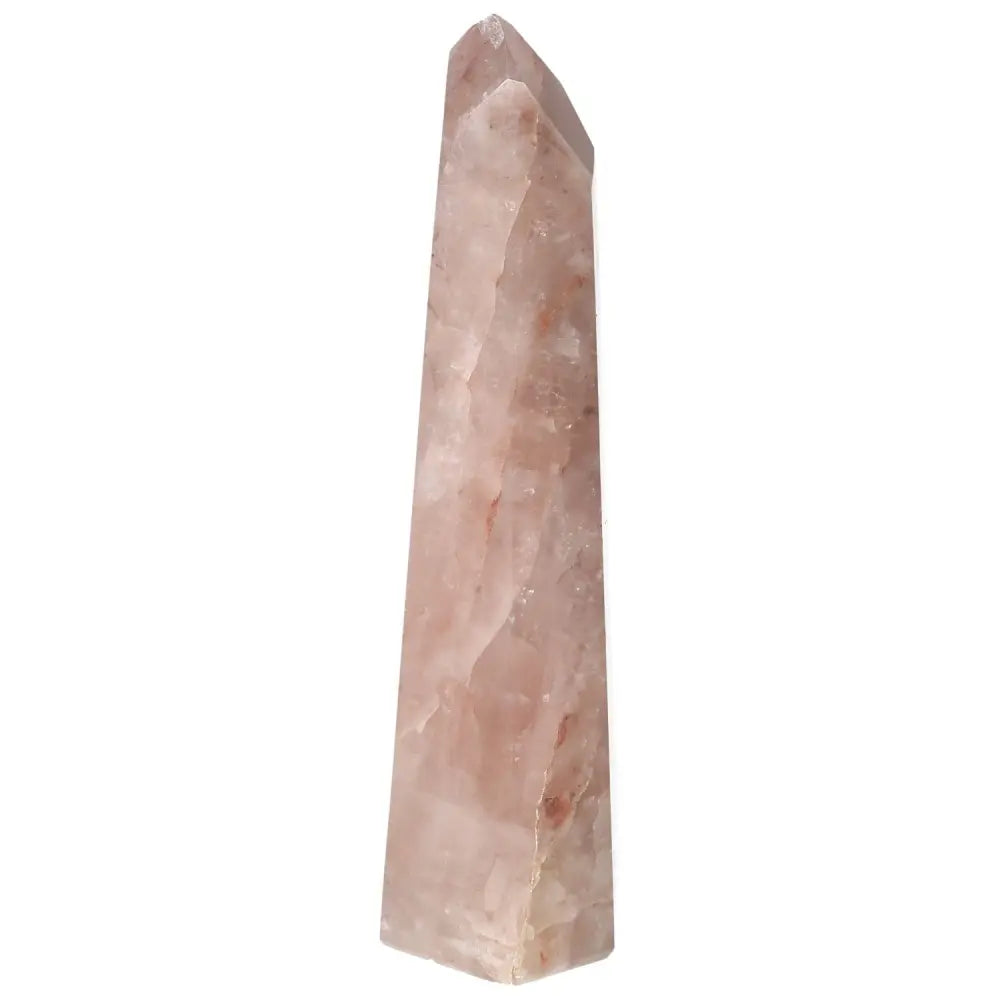 Polished Point Hematoide crystal with deep red hues and intricate patterns, symbolizing spiritual harmony and natural elegance.