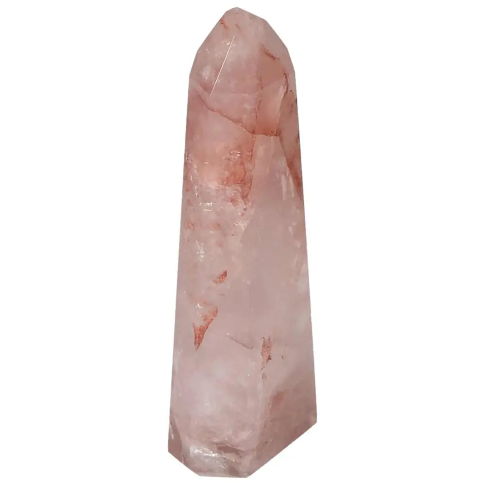 Elegant Polished Point Hematoide by Sylvia Crystals, showcasing premium craftsmanship and luxury in a unique gemstone.