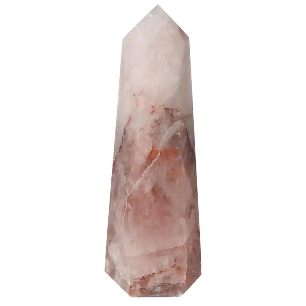 Polished Point Hematoide crystal from Sylvia Crystals, showcasing natural allure and elegance; ideal for sophisticated collections.