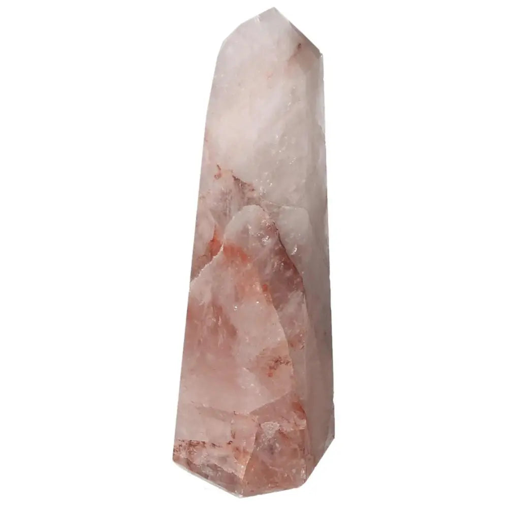Polished Point Hematoide crystal from Sylvia Crystals, showcasing unique natural allure and sophisticated elegance in a premium design.