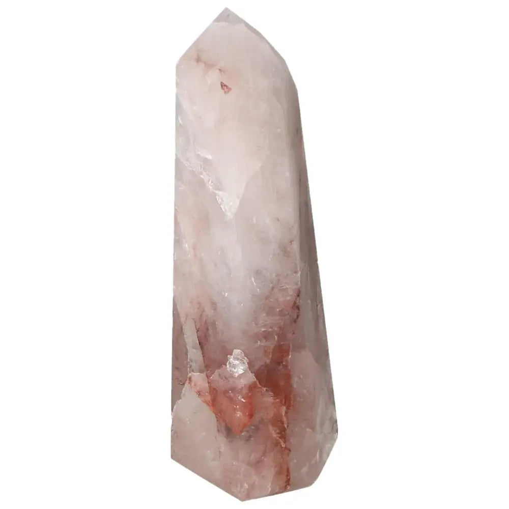Polished Point Hematoide crystal from Sylvia Crystals, elegant and natural allure, ideal for premium crystal collections.