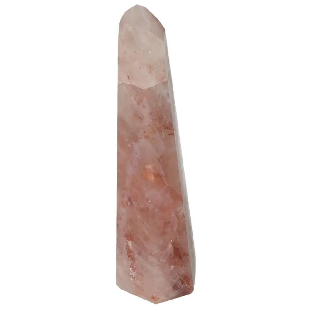 Polished Point Hematoide crystal for transformative energy by Sylvia Crystals, premium quality, ideal for self-discovery and spiritual growth.