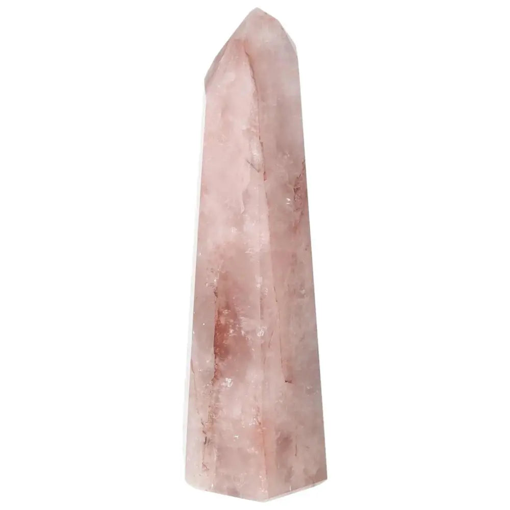 Luxurious Polished Point Hematoide crystal tower from Sylvia Crystals, showcasing captivating hues and spiritual elegance.