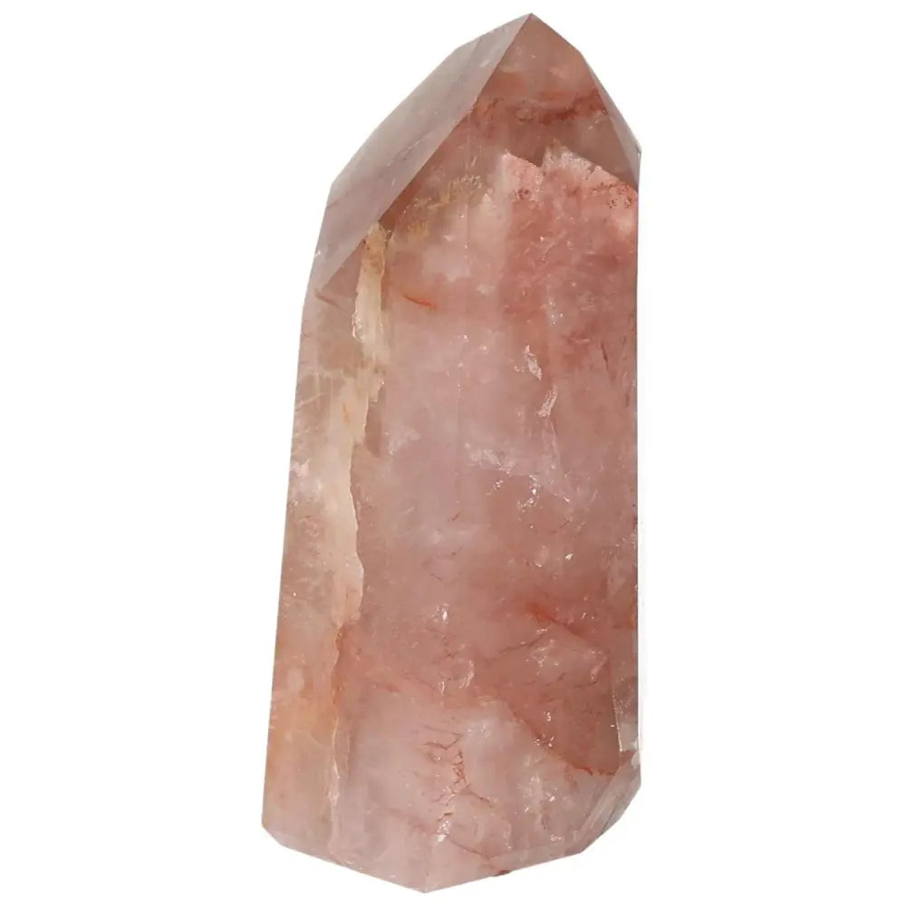 Polished Point Hematoide crystal from Sylvia Crystals, enhancing focus and clarity, luxury and spirituality combined.