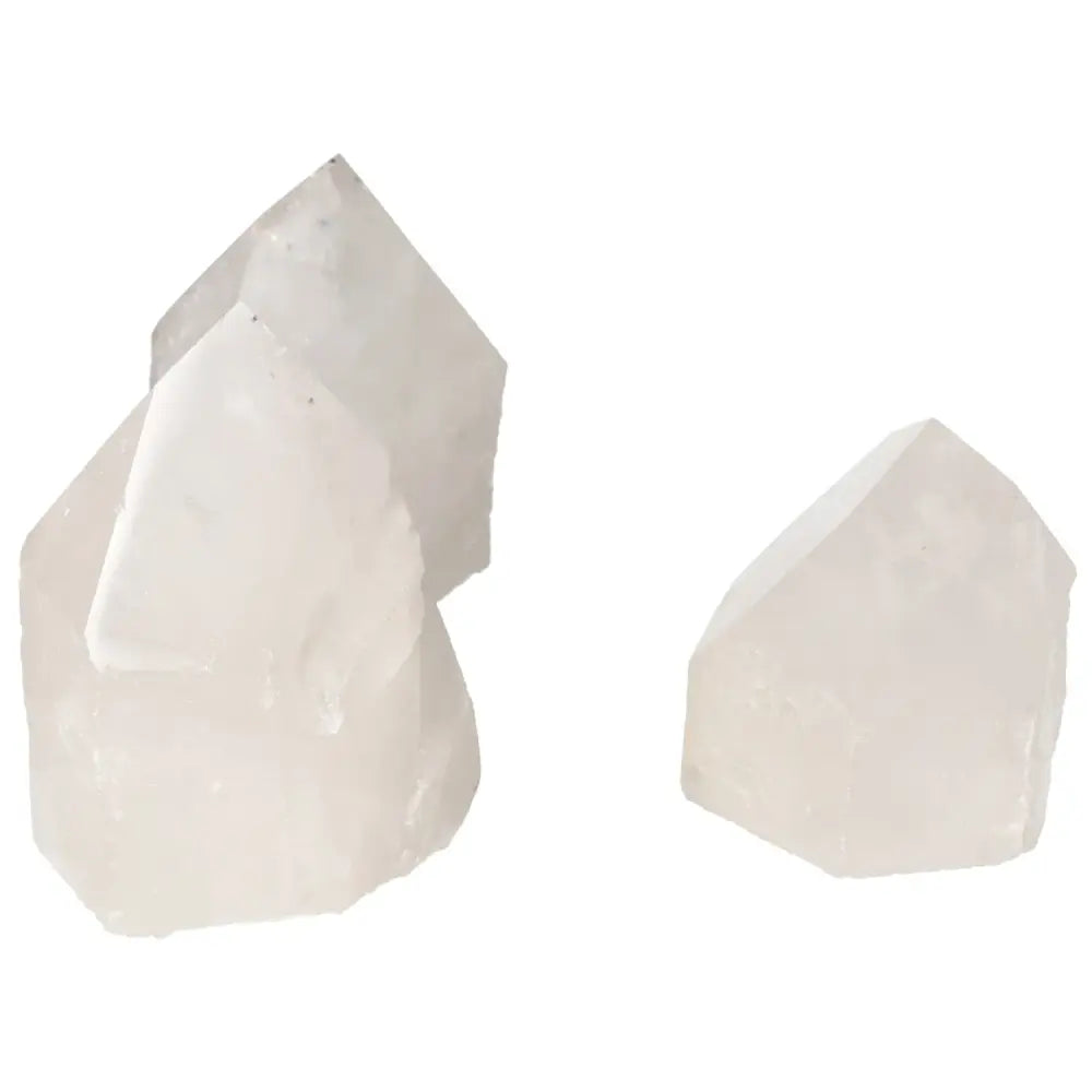 Polished Point Quartz L from Sylvia Crystals, perfect for luxury and spiritual enhancement, embodying conscious living.