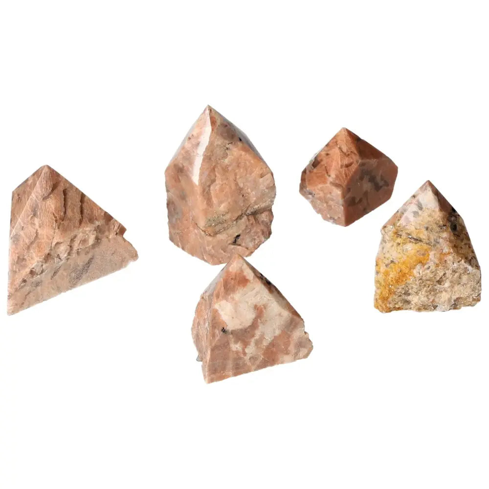 Polished Point Quartz with Feldspar crystals by Sylvia Crystals, enhancing creativity and balance.