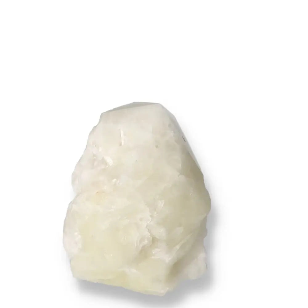 Polished Point Quartz with Sulphur showcasing its vibrant yellow hues from Sylvia Crystals, known for cleansing negative energy.