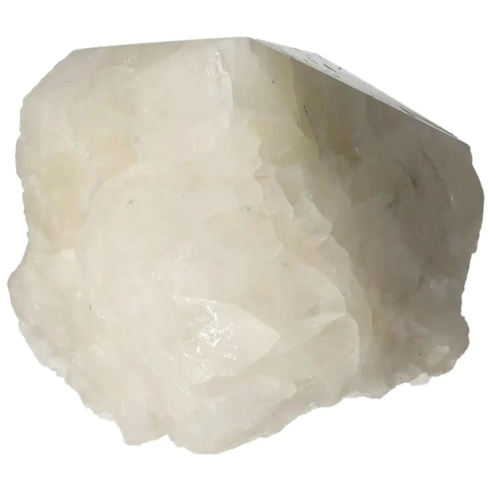 Polished Point Quartz with vibrant yellow sulphur inclusions from the Sylvia Crystals collection, showcasing natural elegance.