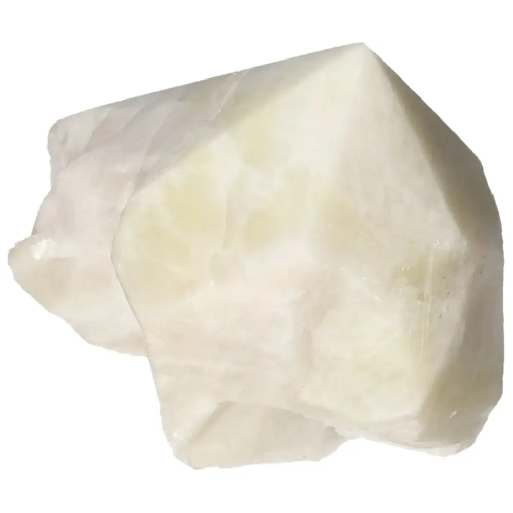 Polished Point Quartz with Sulphur crystal, showcasing nature's artistry and vibrant energy from Sylvia Crystals' elite collection.