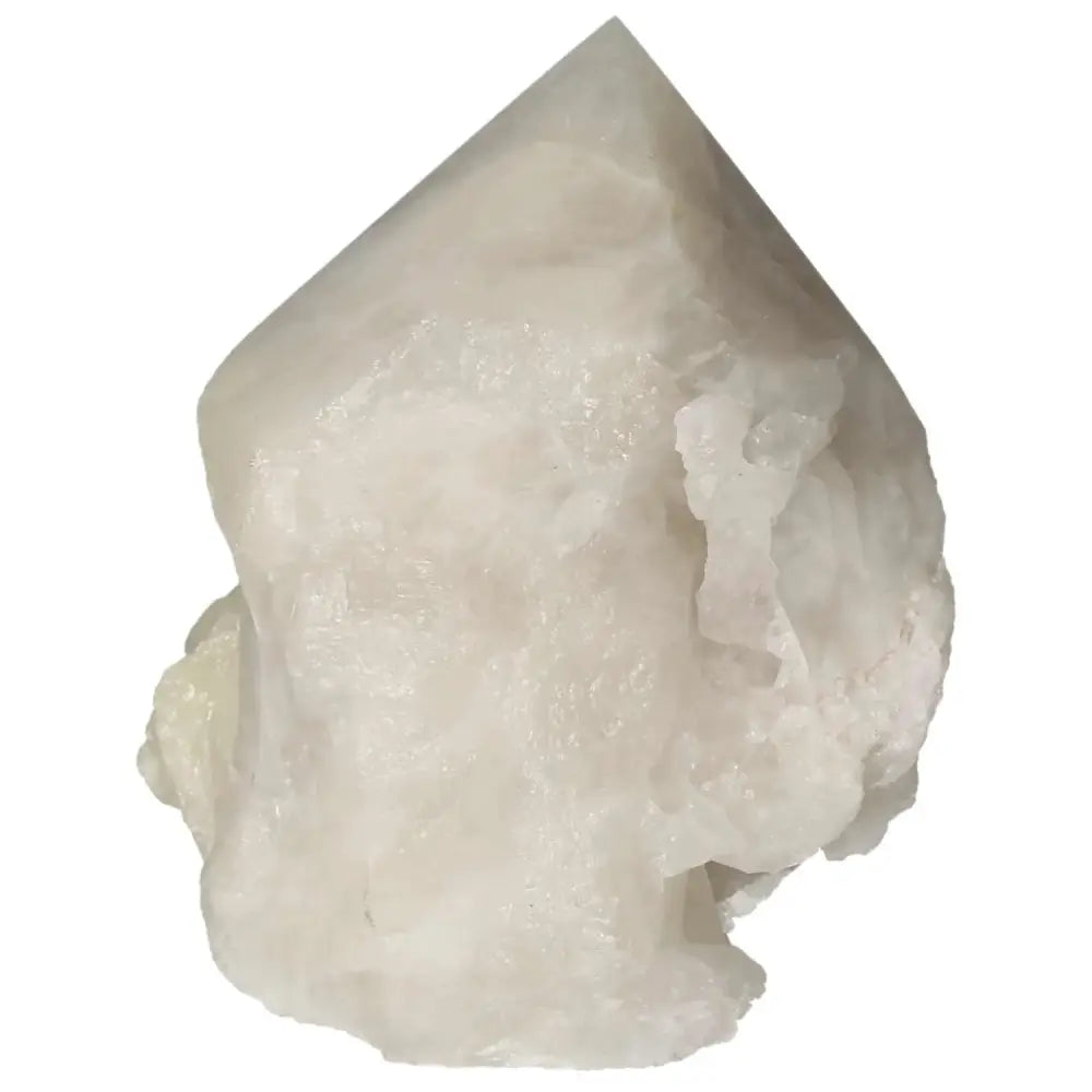 Polished Point Quartz With Sulphur crystal showcasing natural elegance and spiritual energy from Sylvia Crystals