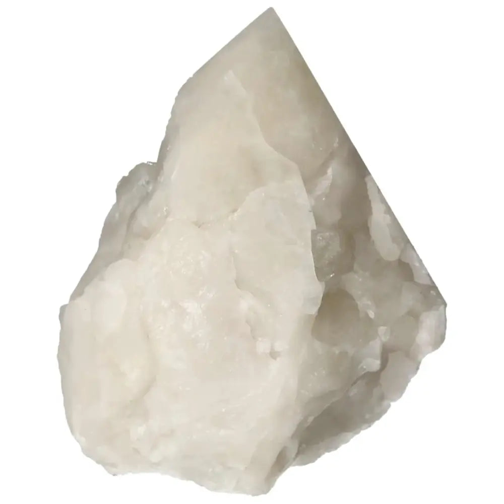 Polished Point Quartz with Sulphur crystal enhancing mind, body, spirit balance; premium Sylvia Crystals unique piece.