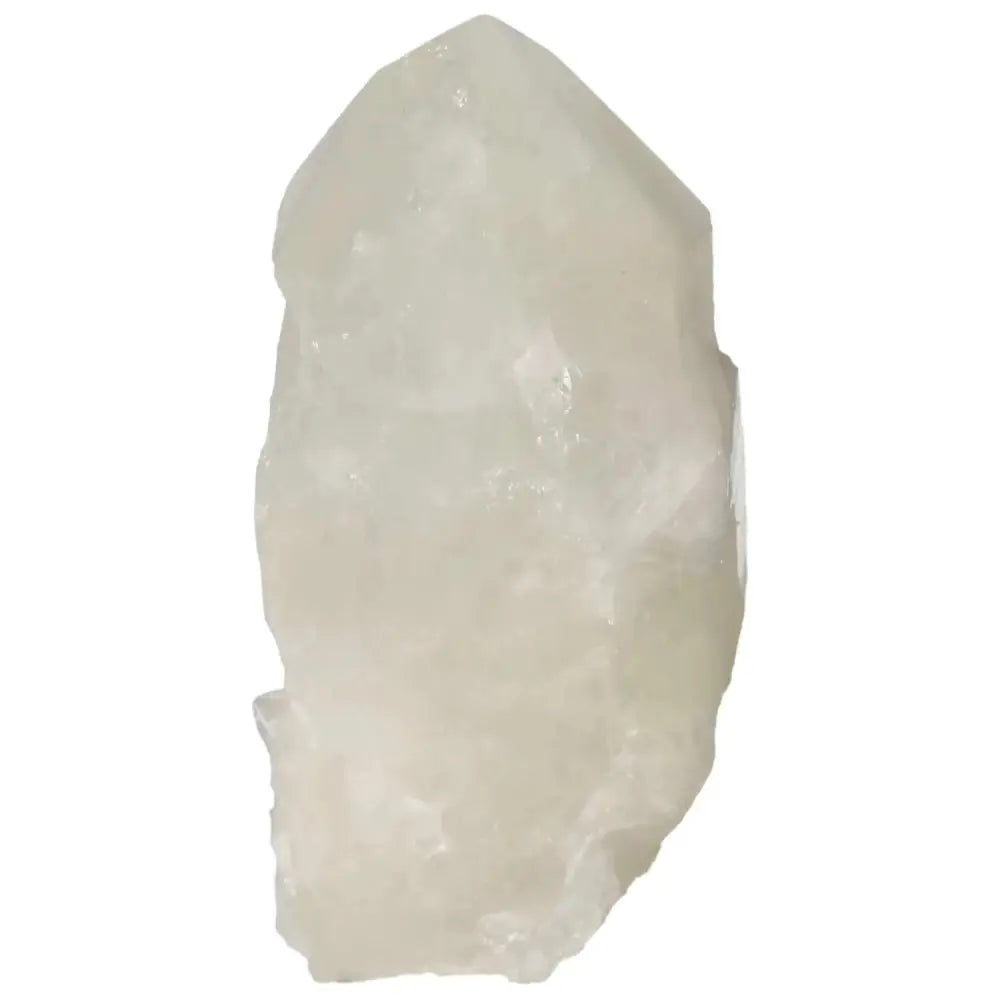 Polished Point Quartz with Sulphur from Sylvia Crystals, showcasing vibrant yellow hues and premium clarity.