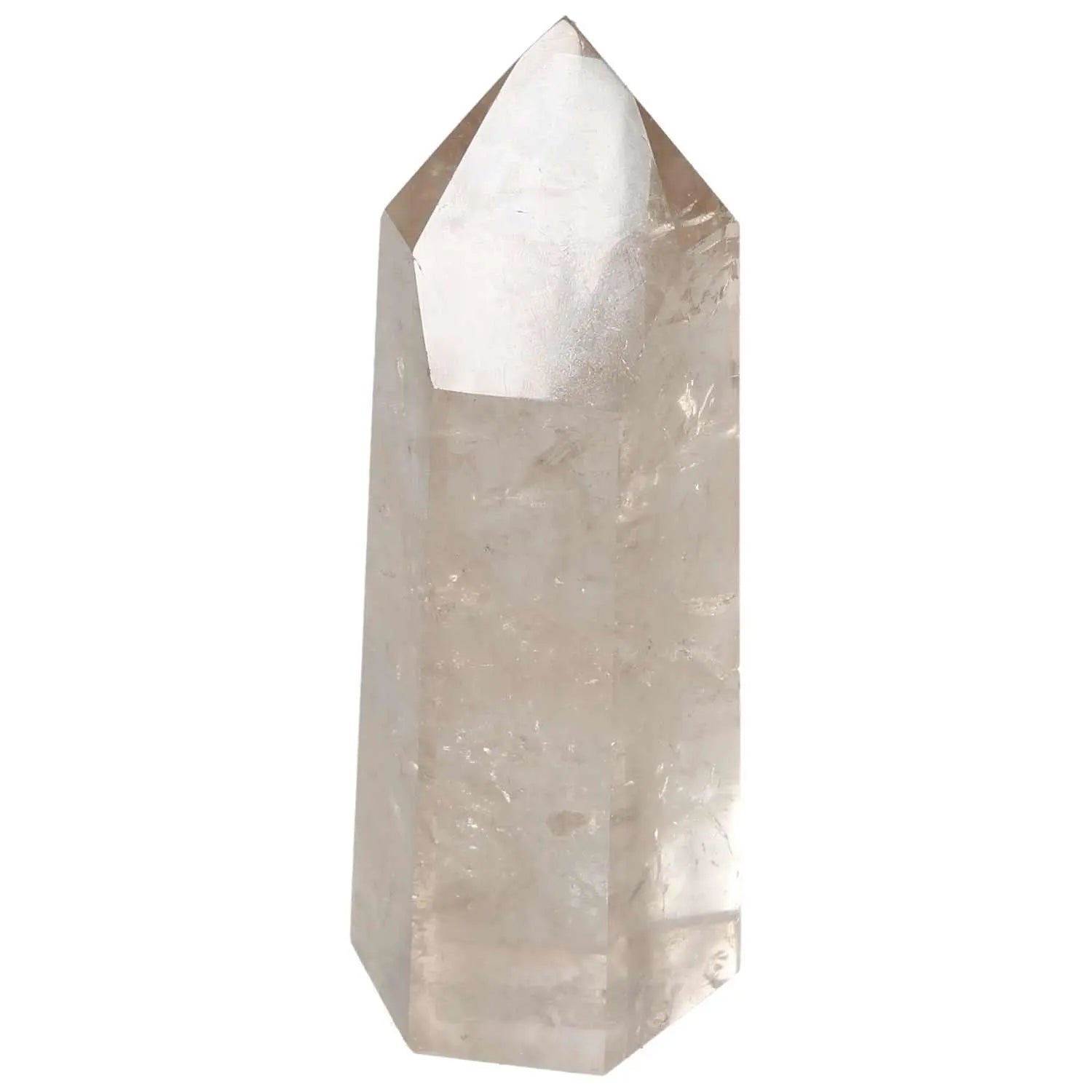 Polished Smoky Quartz Obelisk - Elegant and grounding crystal from Sylvia Crystals, enhancing tranquility and mental clarity.