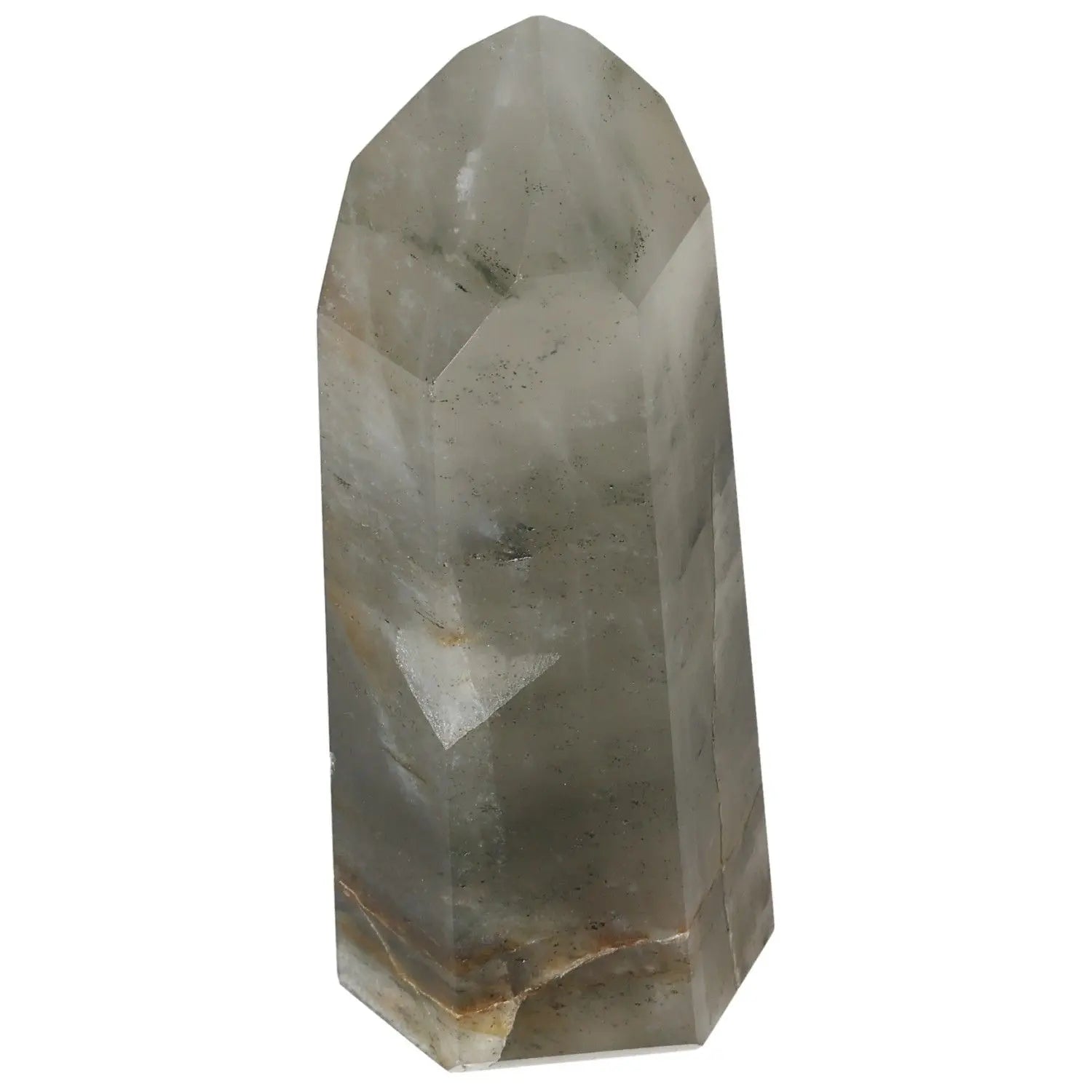 Exquisite Polished Quartz Smoky Obelisk by Sylvia Crystals enhancing energy grounding and decision-making.
