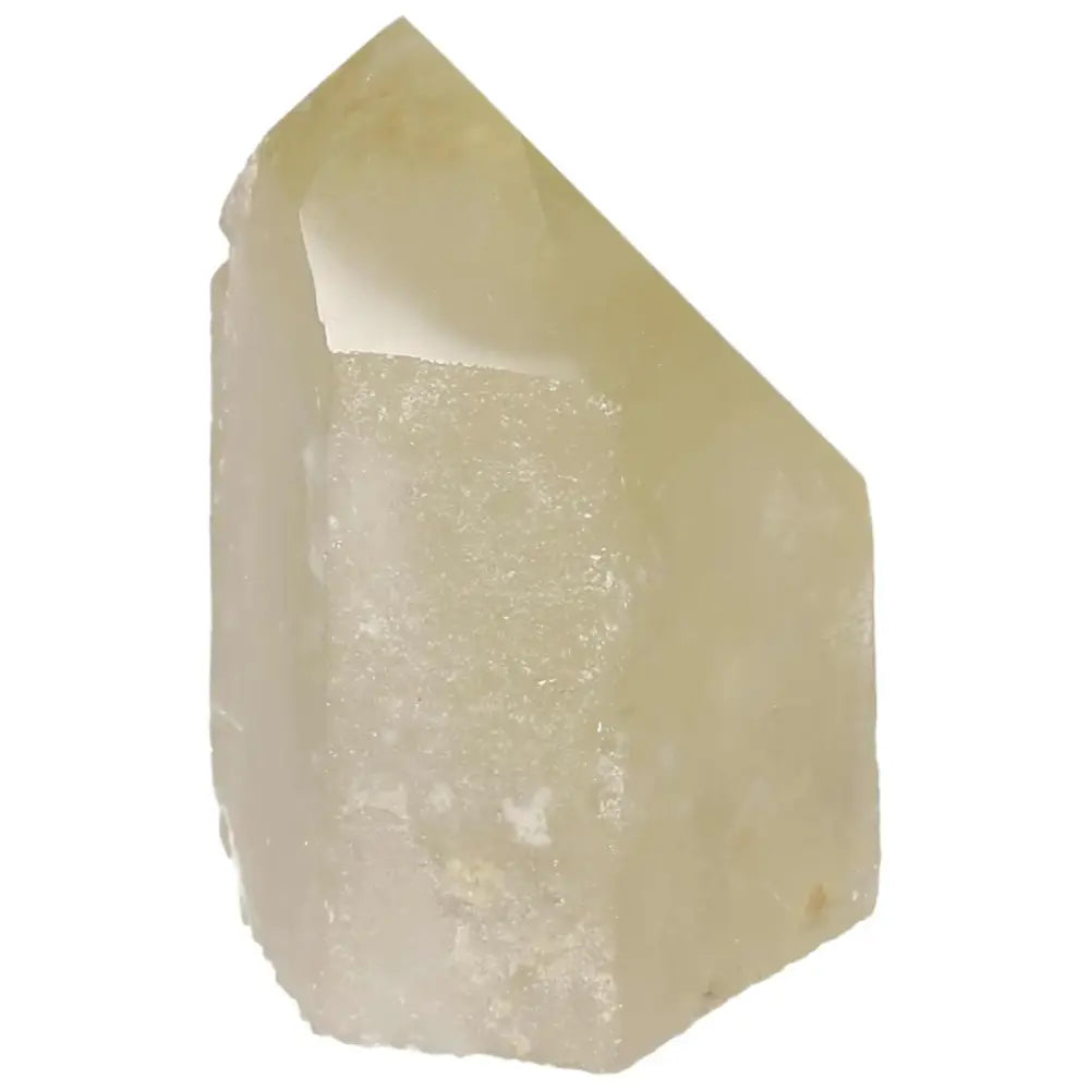 Polished Smoky Quartz Point from Sylvia Crystals, showcasing elegant gray hues and grounding energy, perfect for metaphysical use.